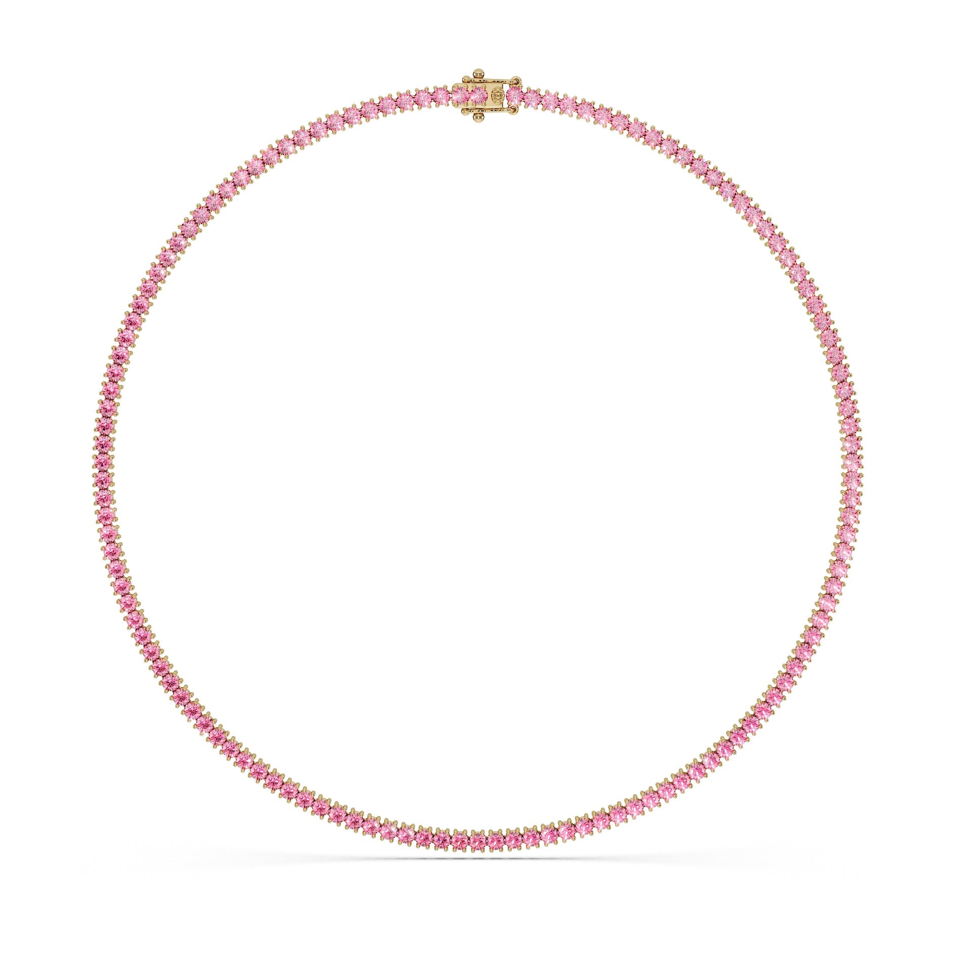14K Yellow gold_Vivid Pink Diamond