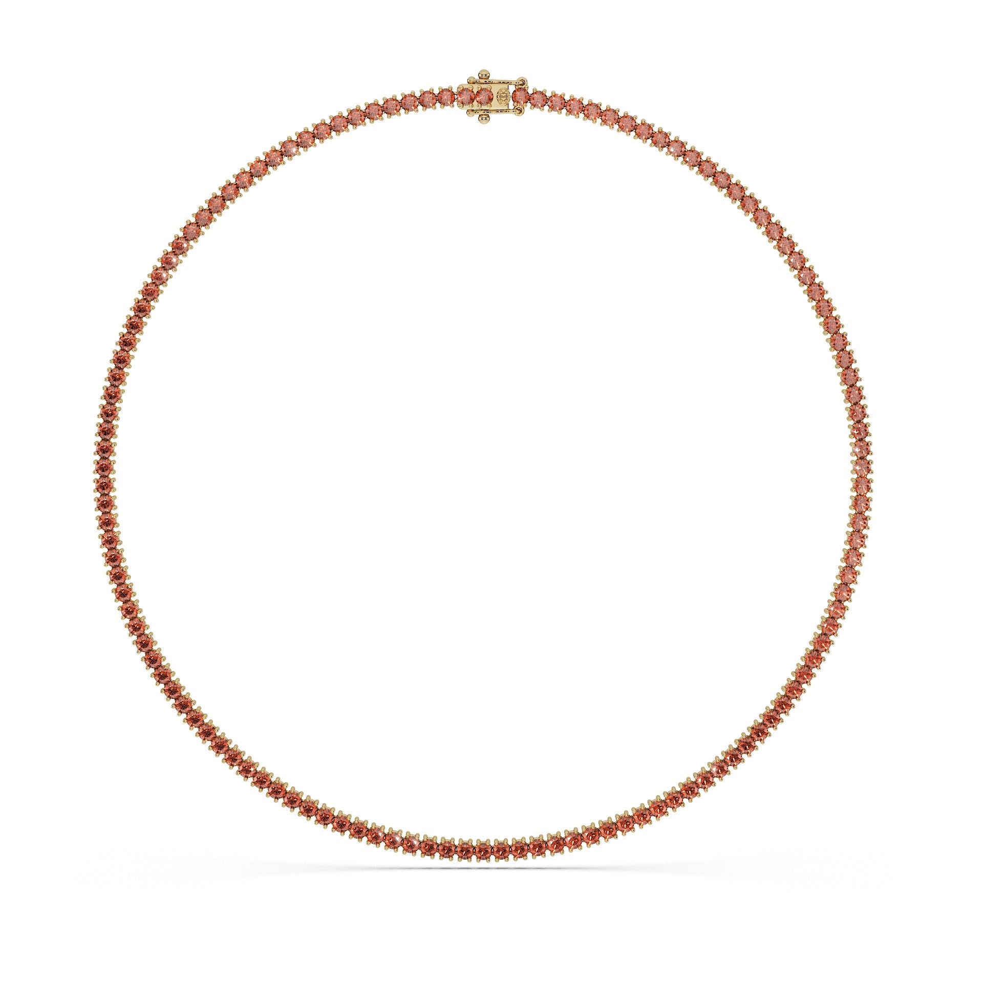 14K Yellow gold_Cherry Cognac Diamond