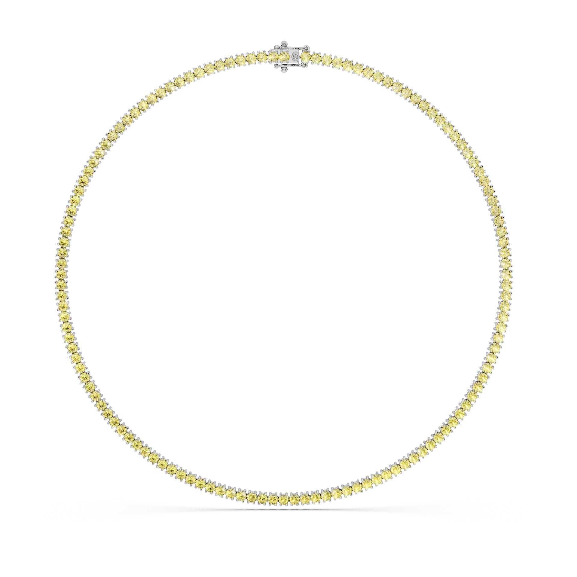 14K White gold_Yellow Diamond
