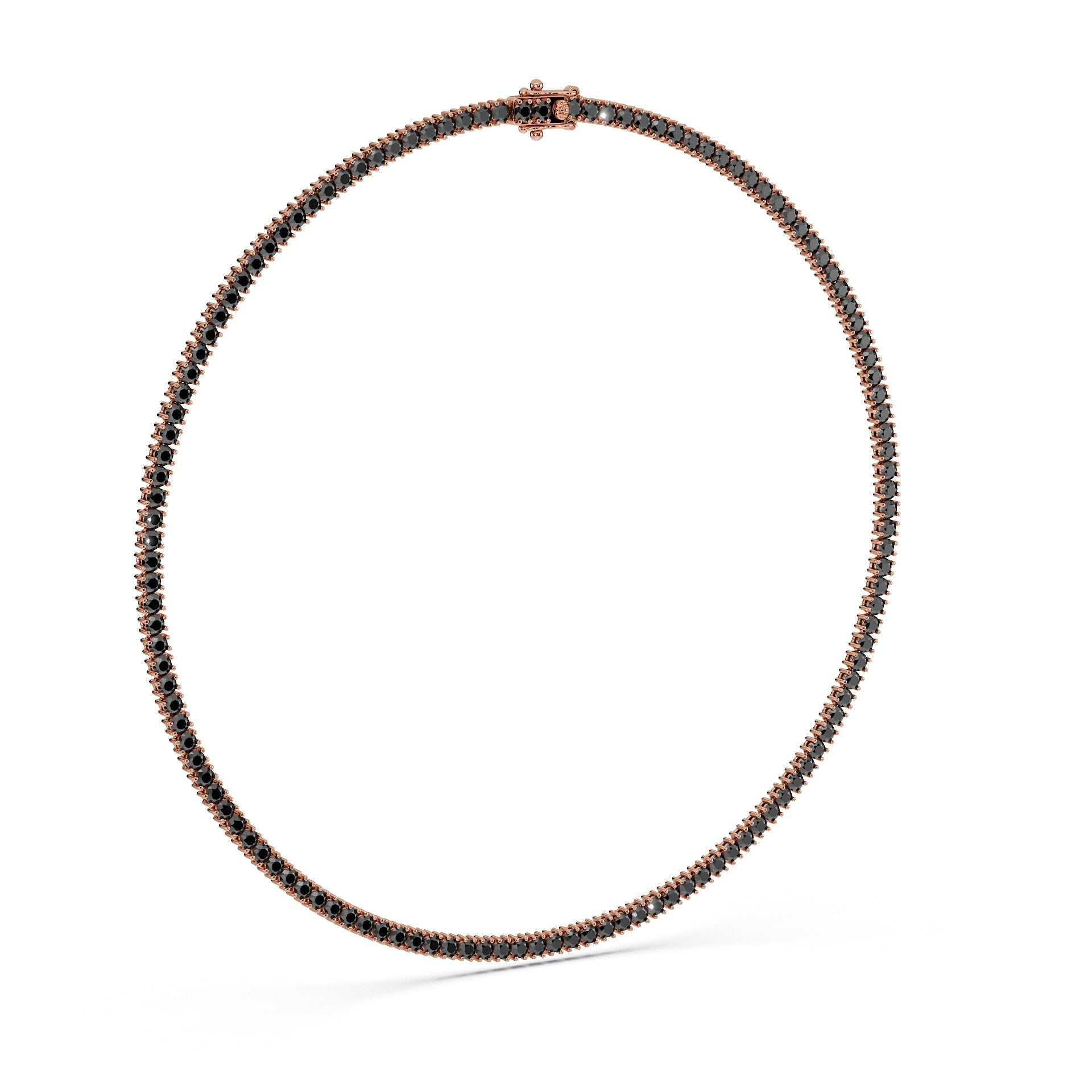 Delicate 11-Color 13ct Diamond Tennis Necklace