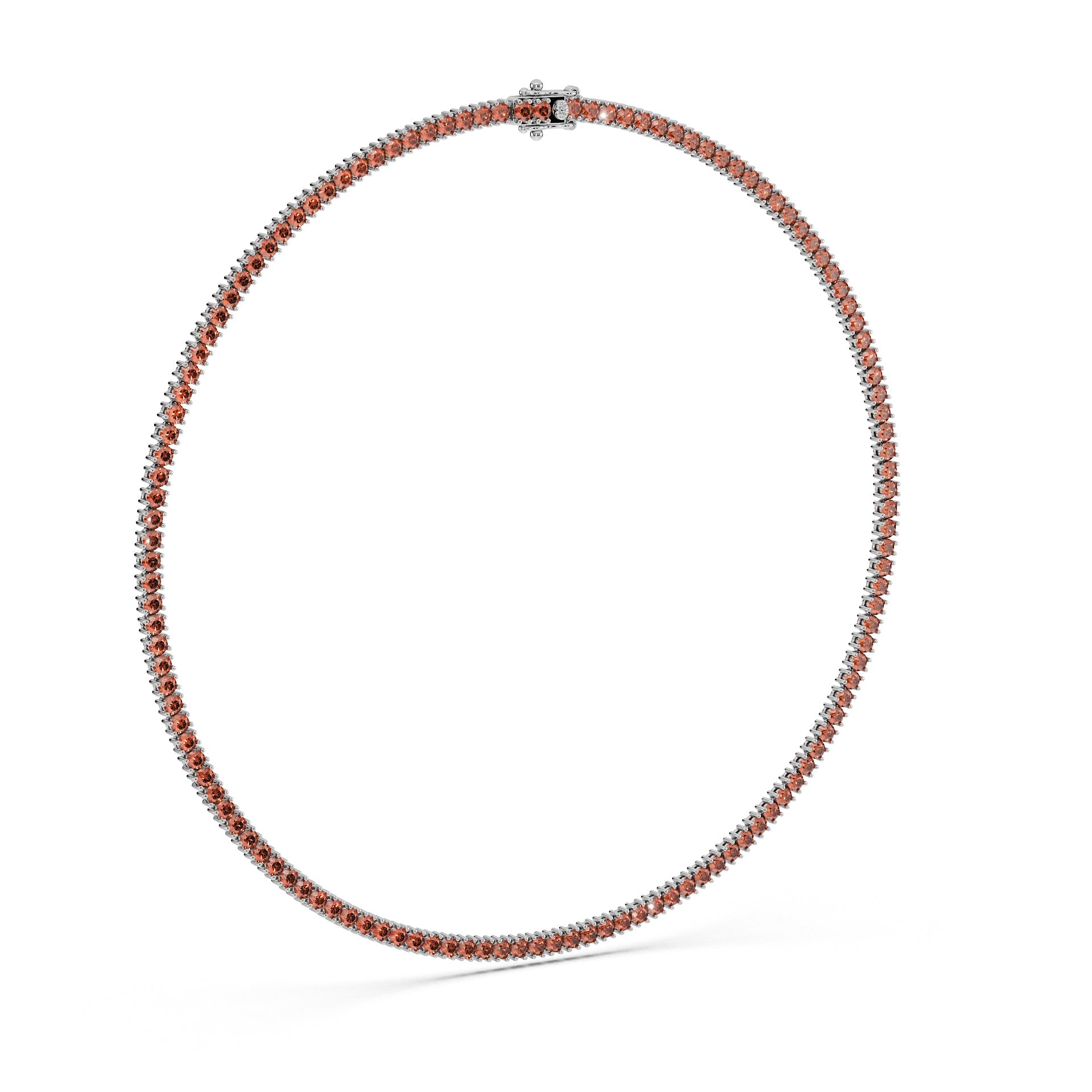 Delicate 11-Color 13ct Diamond Tennis Necklace