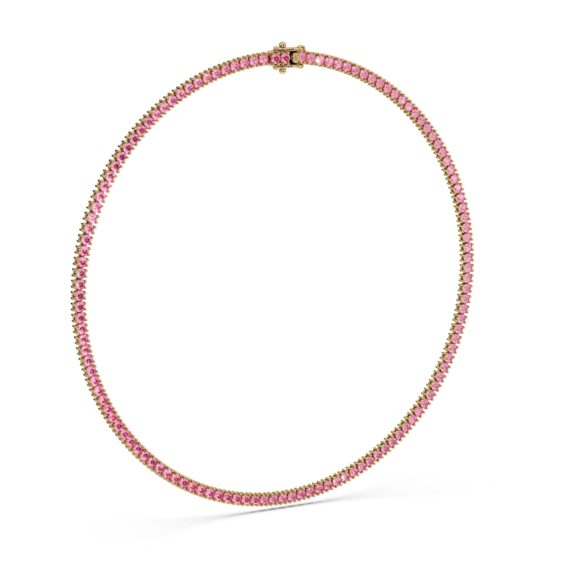 Delicate 11-Color 13ct Diamond Tennis Necklace
