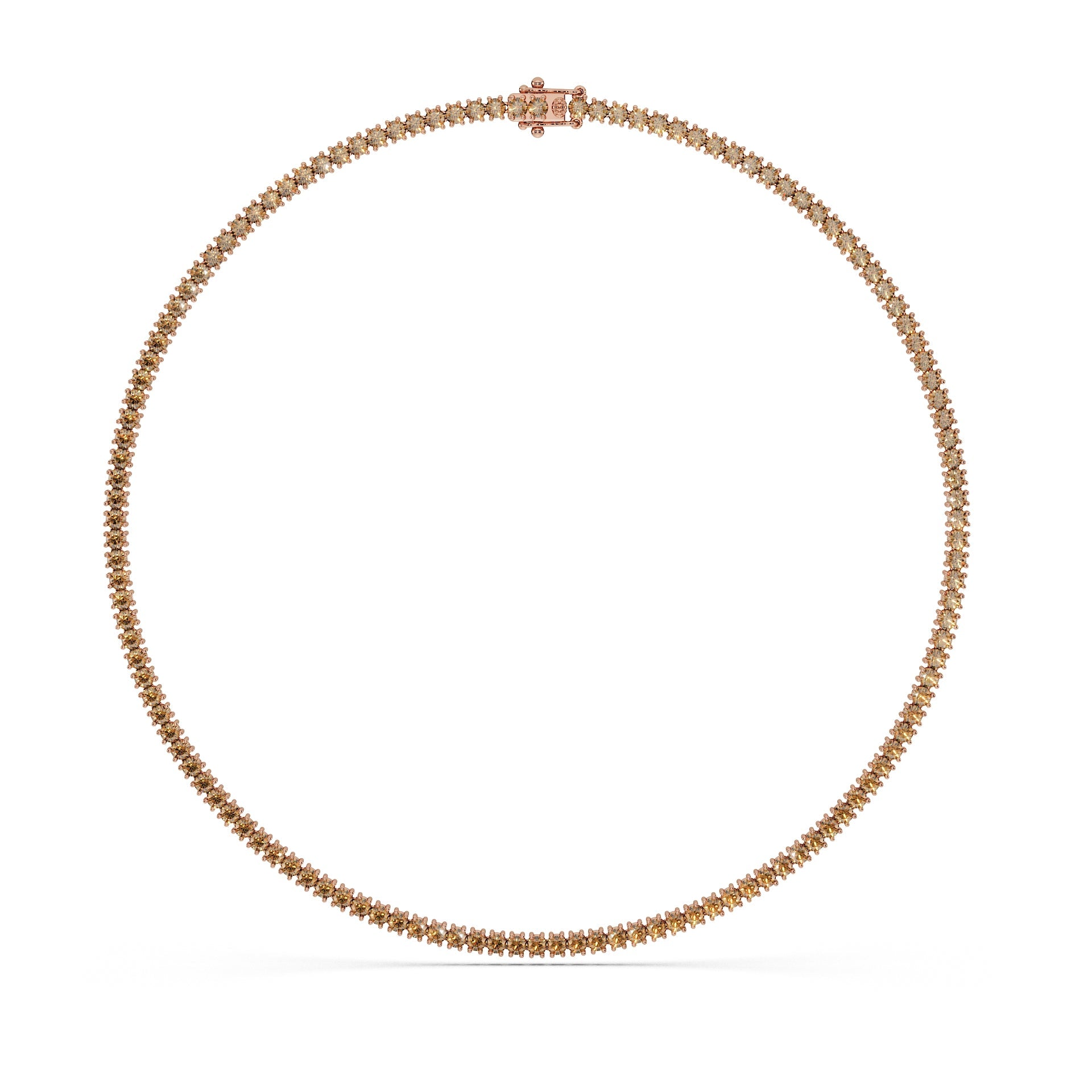 14K Rose gold_Brown Diamond