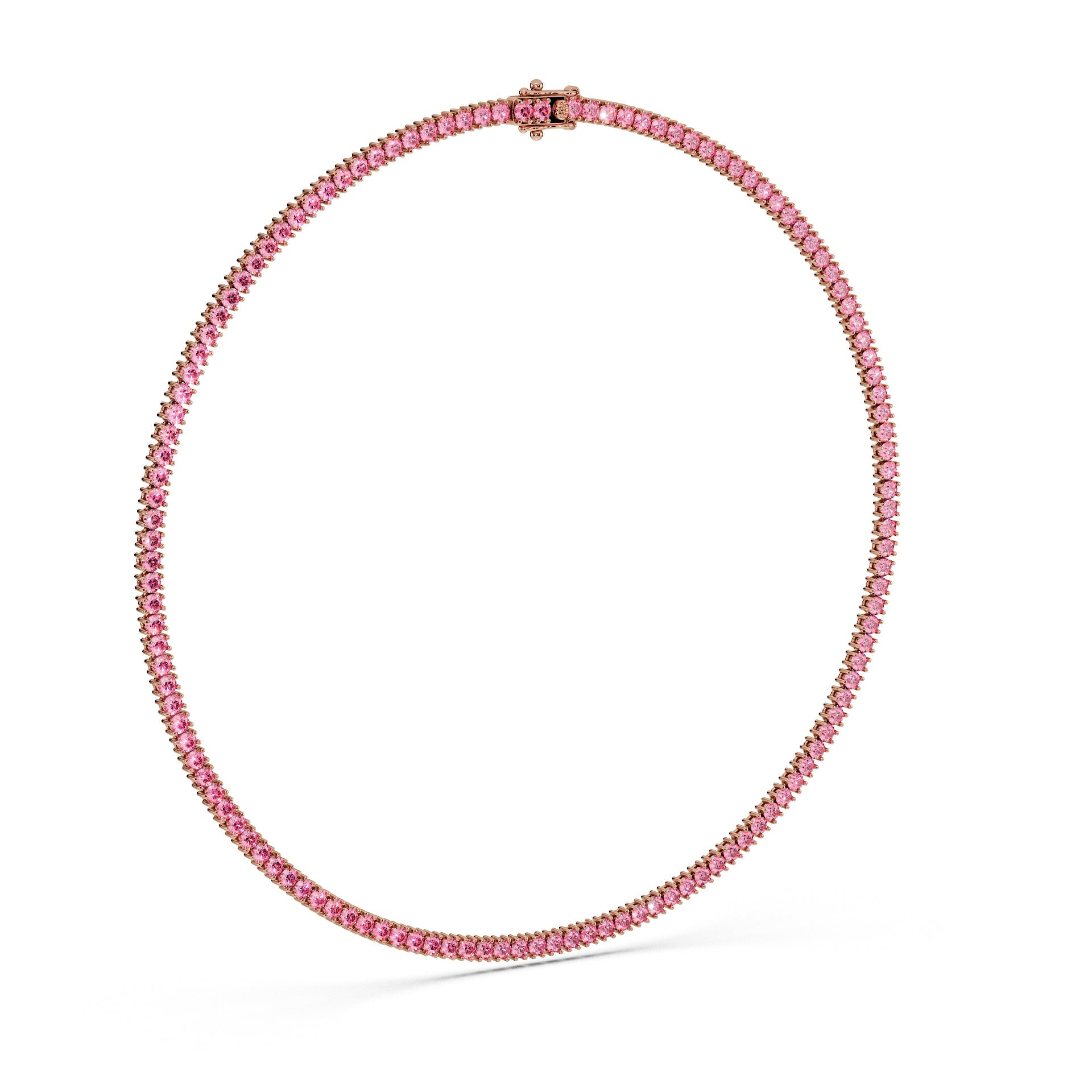 Delicate 11-Color 13ct Diamond Tennis Necklace