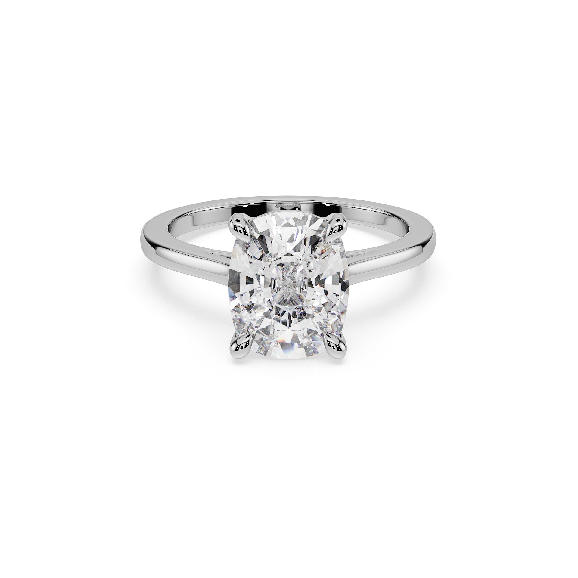 14K White gold