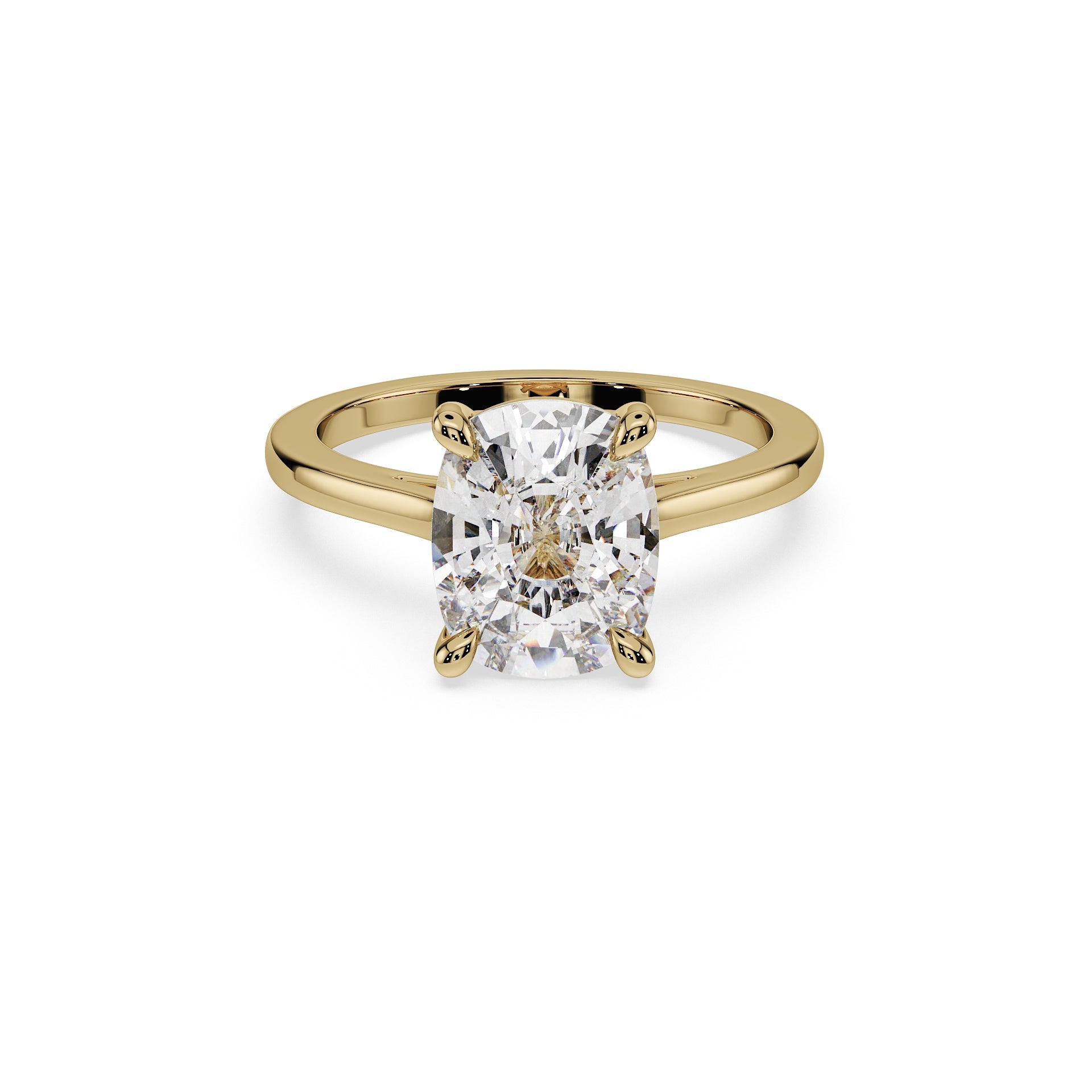 Elongated Cushion Cut Ring - Timeless Elegance Collection