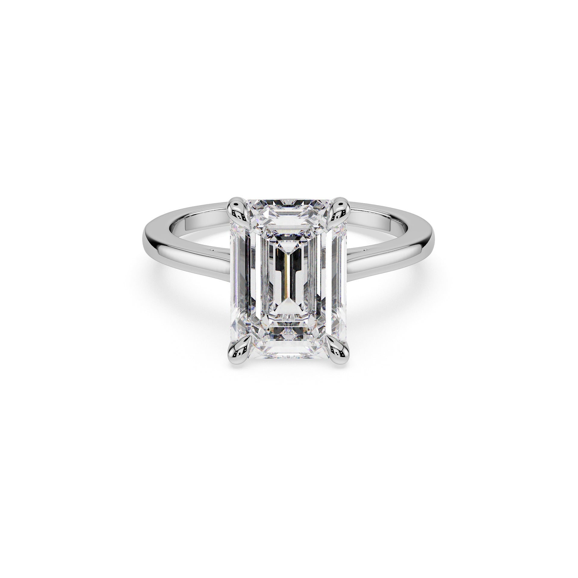 14K White gold