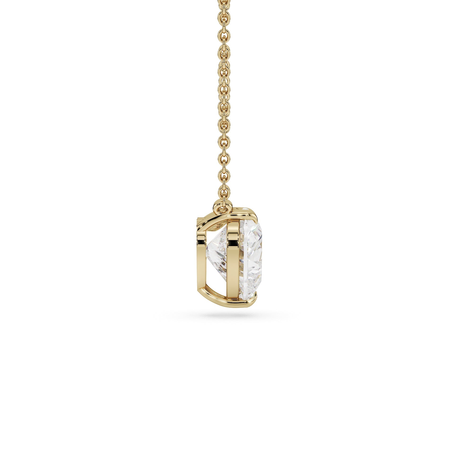 Heart Pendant - heart diamond necklace