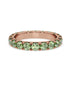 14K Rose gold_Ocean Green Diamond