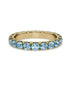14K Yellow gold_Ice Blue Diamond