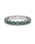 14K White gold_Royal Green Diamond