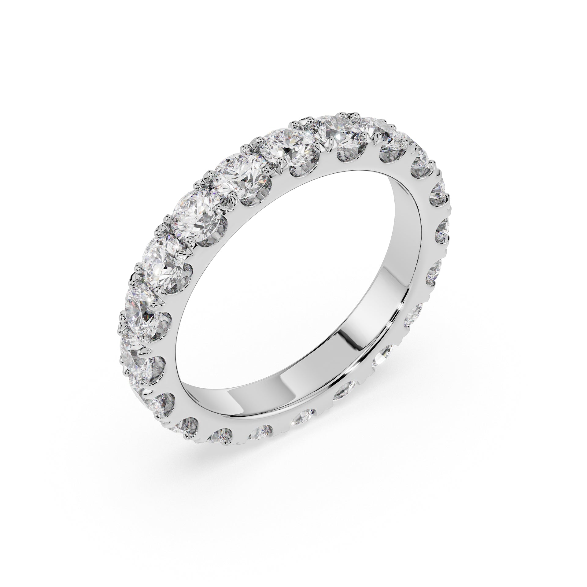 Large Full Eternity Diamond Ring