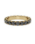 14K Yellow gold_Black Diamond