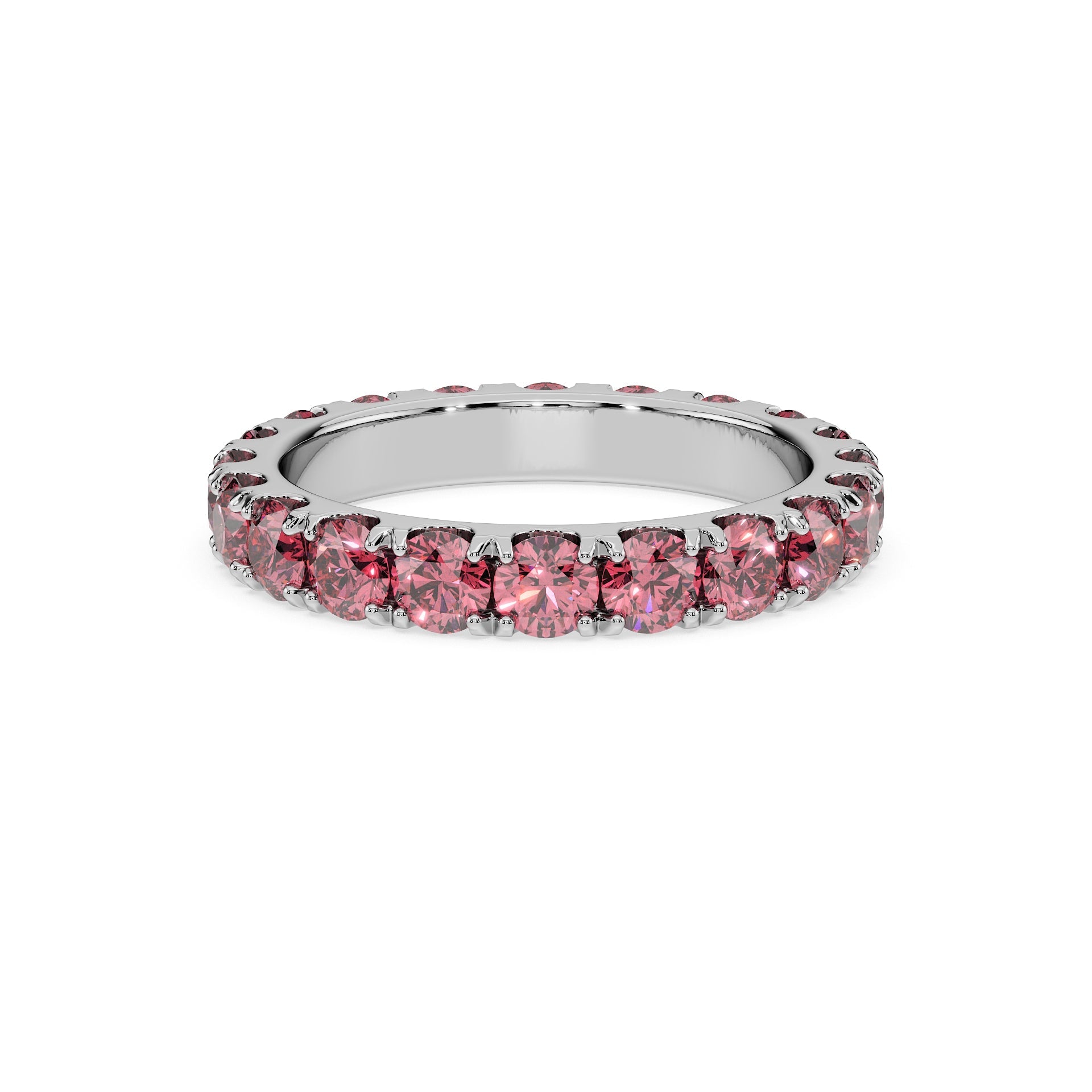 14K White gold_Royal Pink Diamond