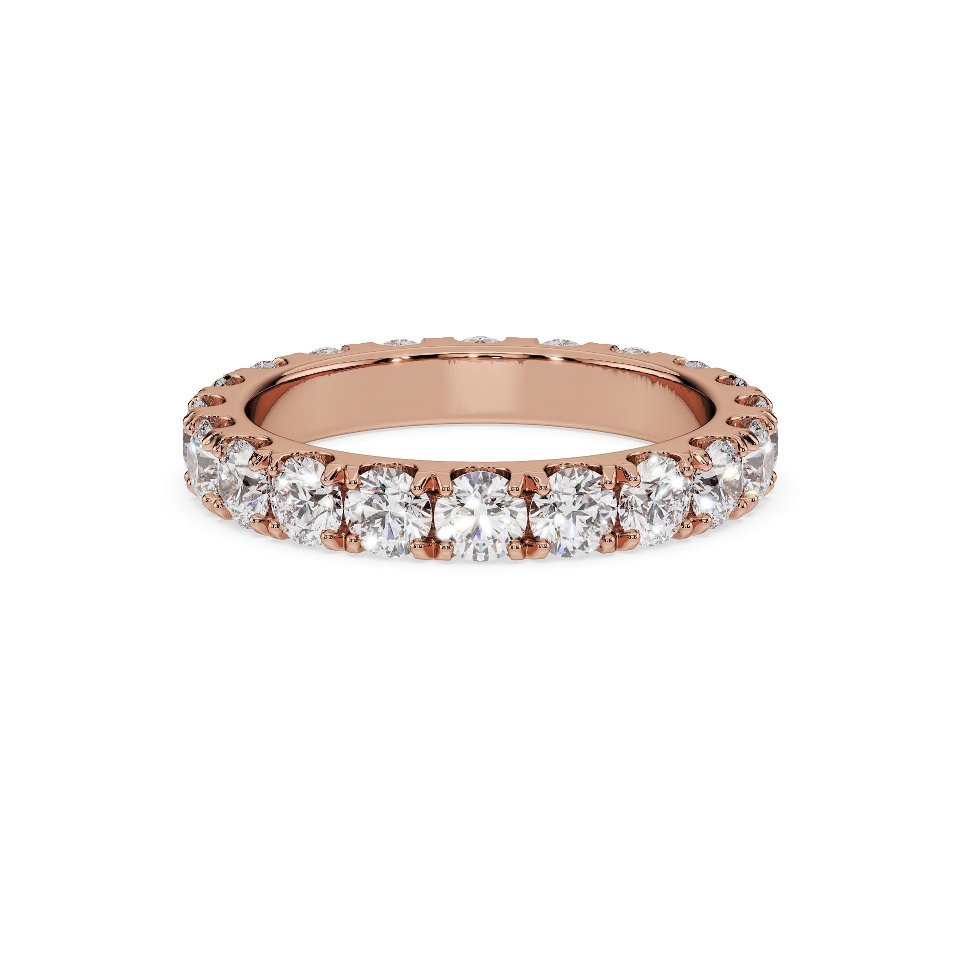 14K Rose gold_Classic (White) Diamond