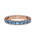 14K Rose gold_Royal Blue Diamond