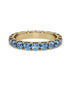14K Yellow gold_Royal Blue Diamond