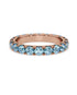 14K Rose gold_Ice Blue Diamond