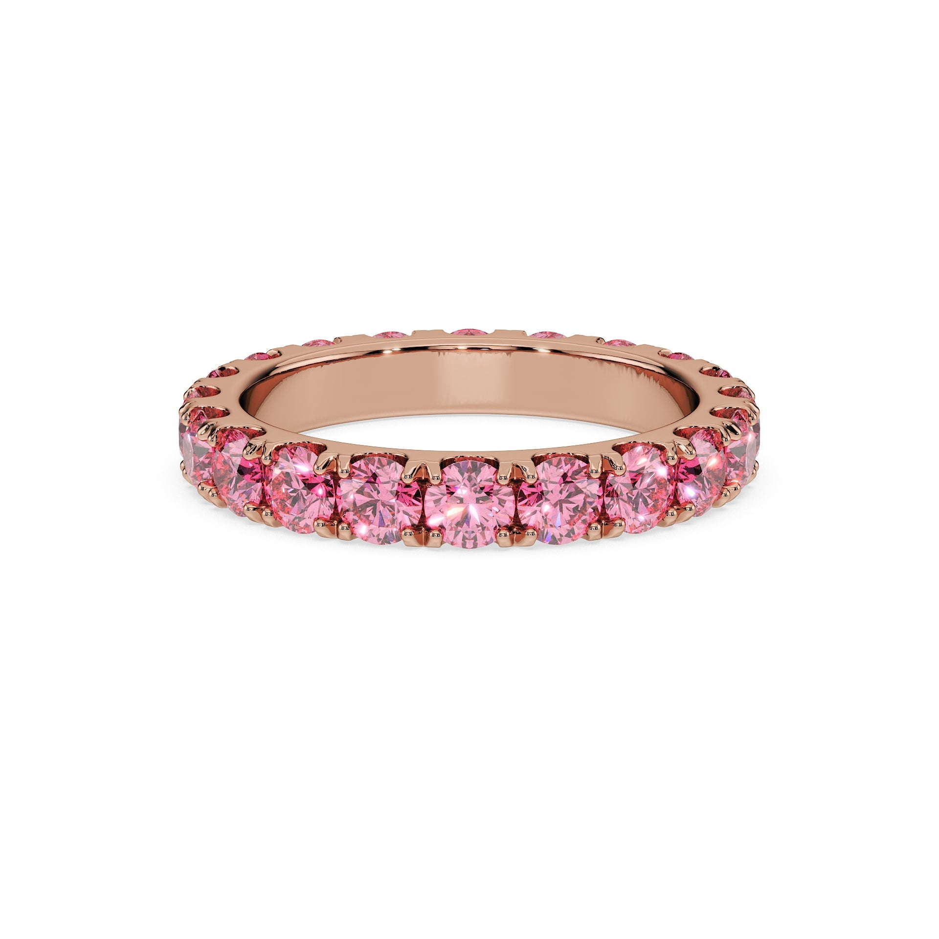 14K Rose gold_Vivid Pink Diamond