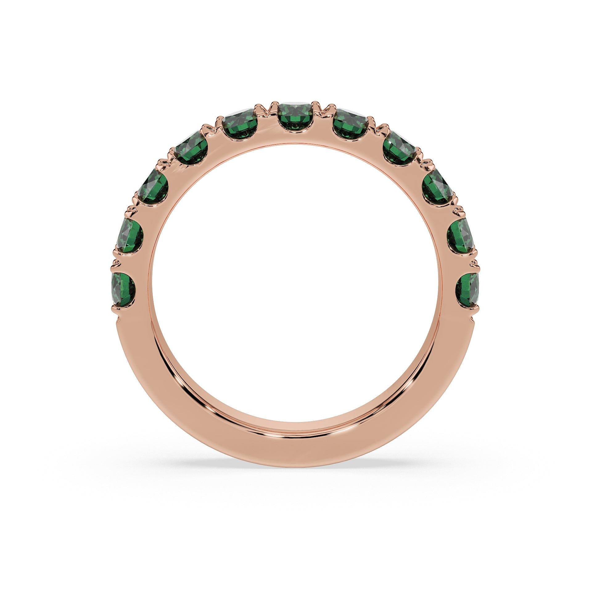 Large Half Eternity Diamond Ring