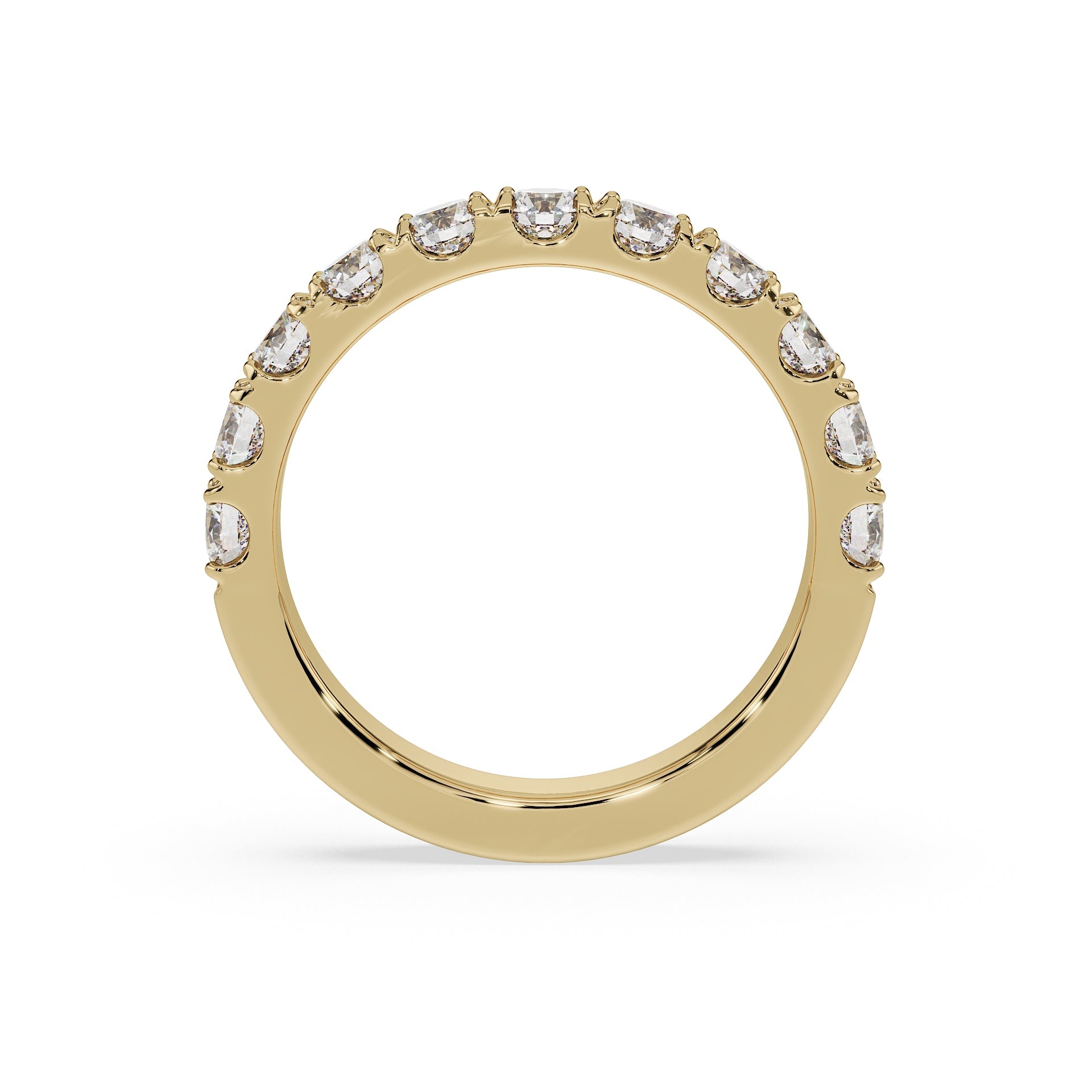 Large Half Eternity Diamond Ring