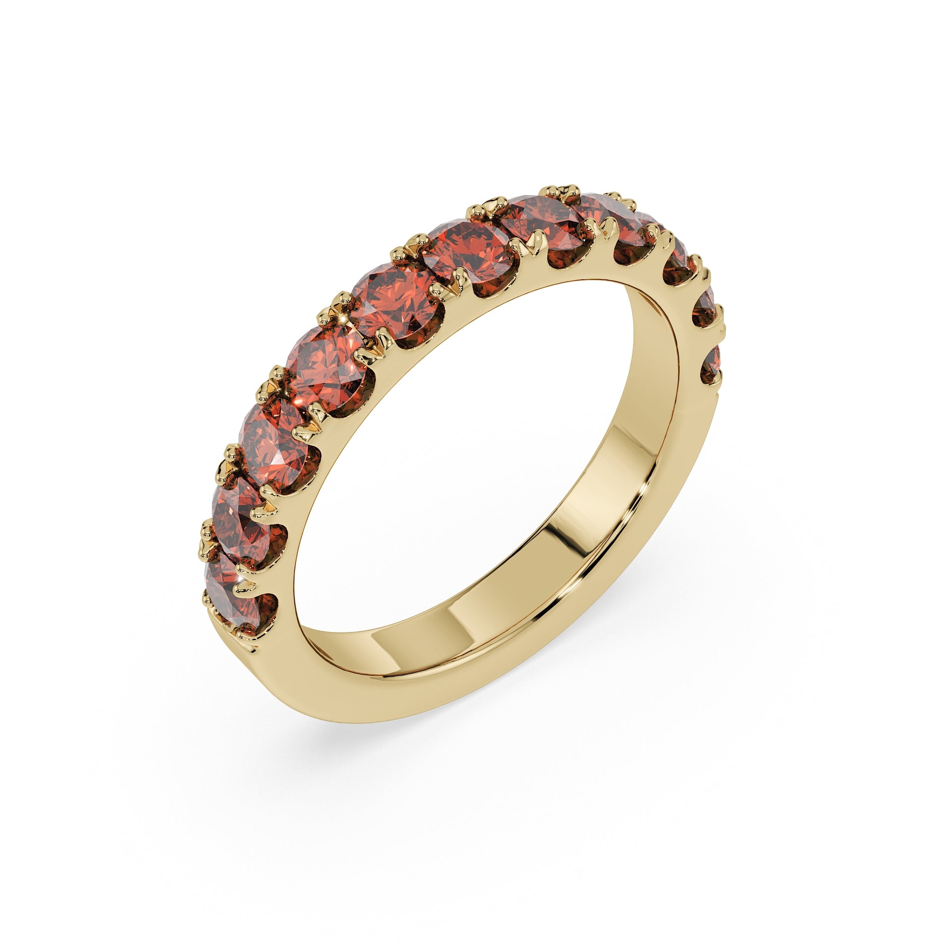 Large Half Eternity Diamond Ring