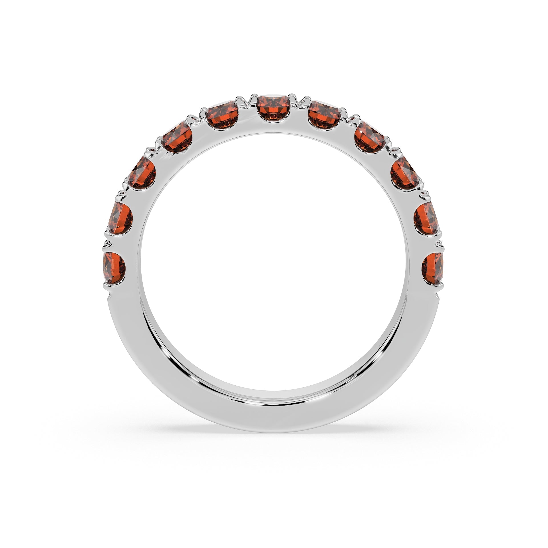 Large Half Eternity Diamond Ring