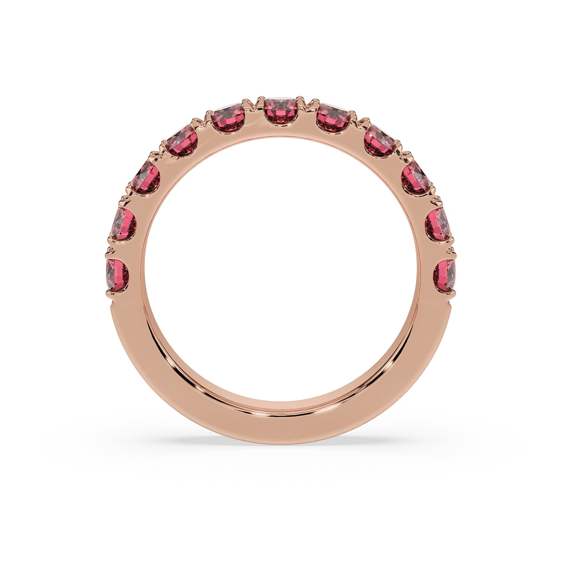 Large Half Eternity Diamond Ring