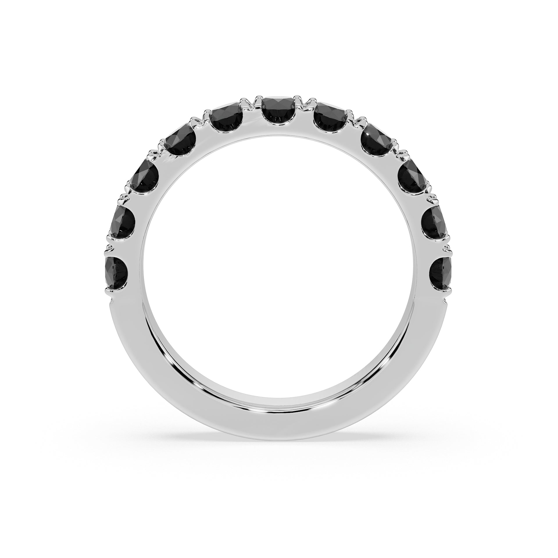 Large Half Eternity Diamond Ring