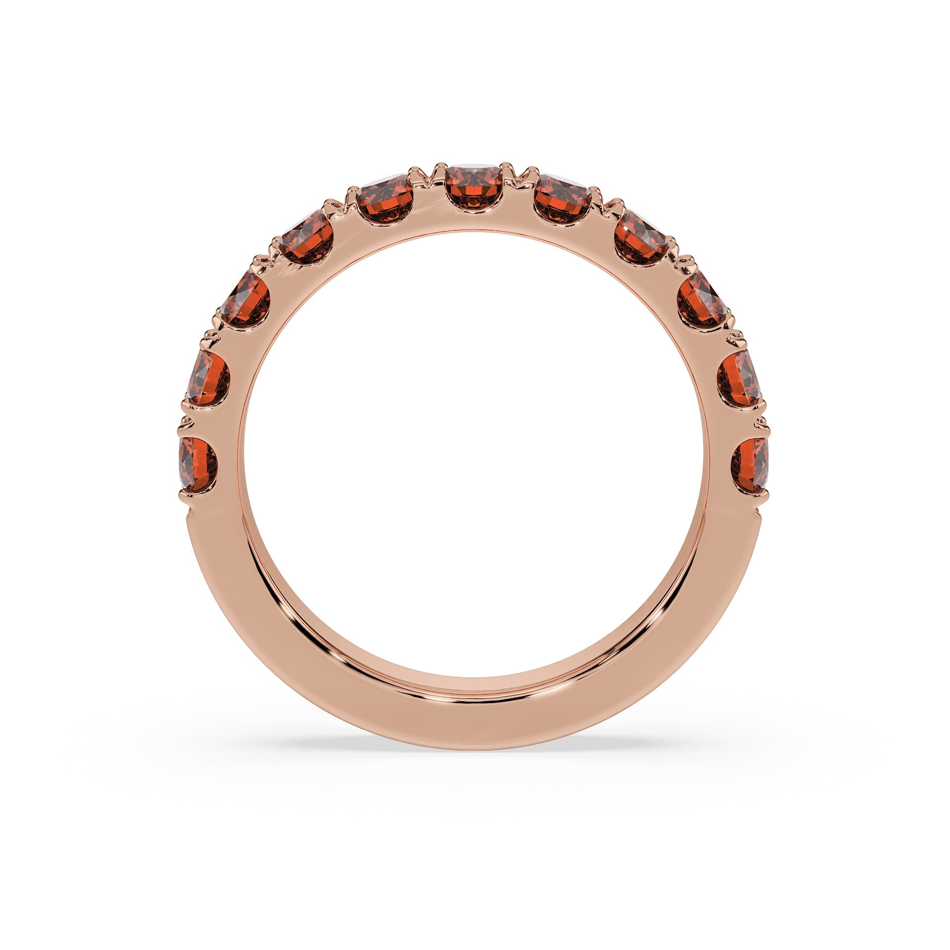 Large Half Eternity Diamond Ring