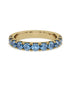 14K Yellow gold_Royal Blue Diamond