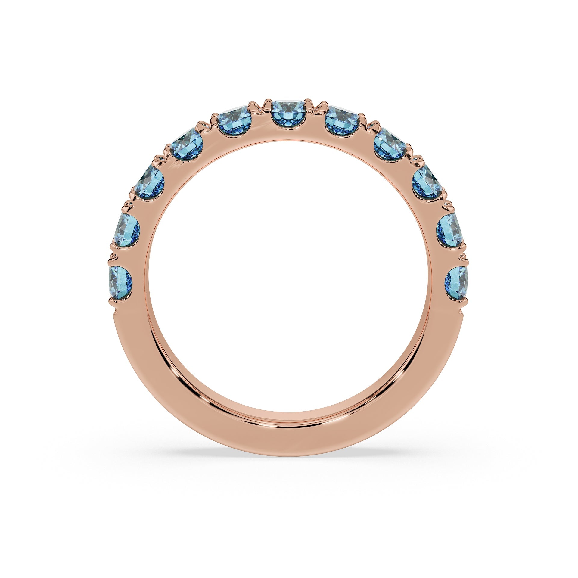 Large Half Eternity Diamond Ring