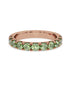 14K Rose gold_Ocean Green Diamond