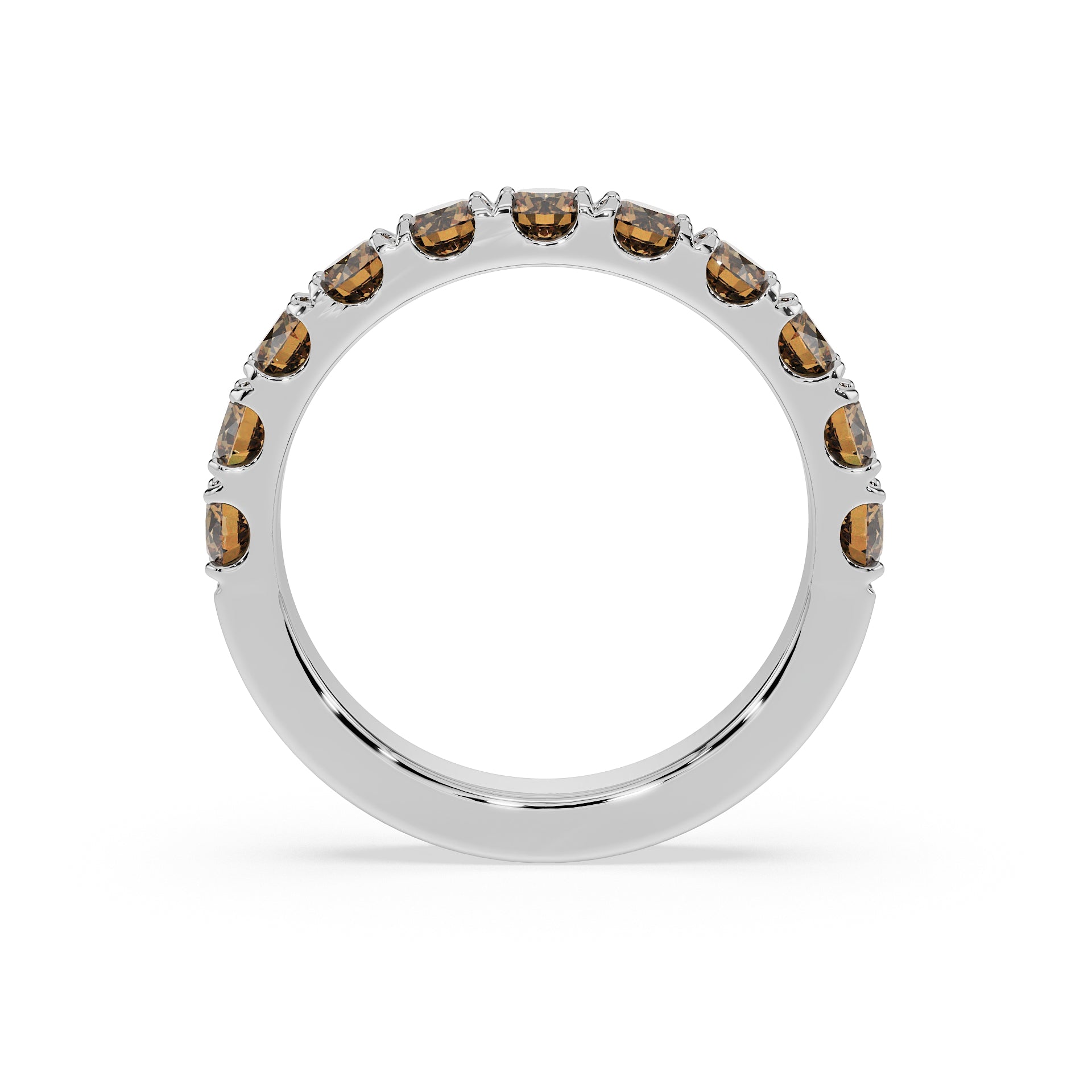 Large Half Eternity Diamond Ring