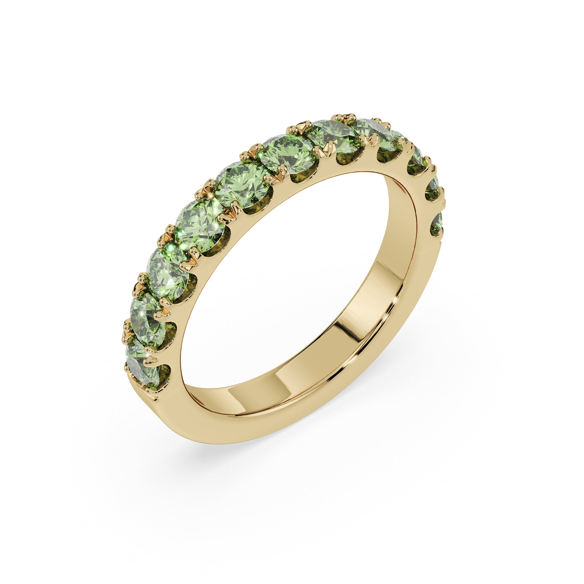 Large Half Eternity Diamond Ring
