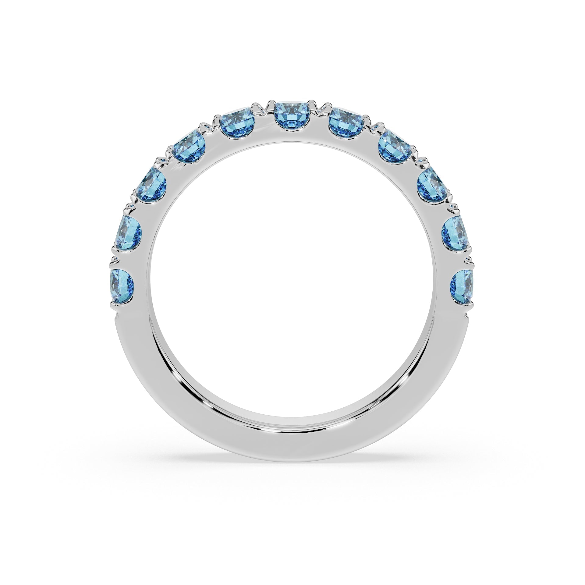 Large Half Eternity Diamond Ring