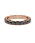 14K Rose gold_Black Diamond