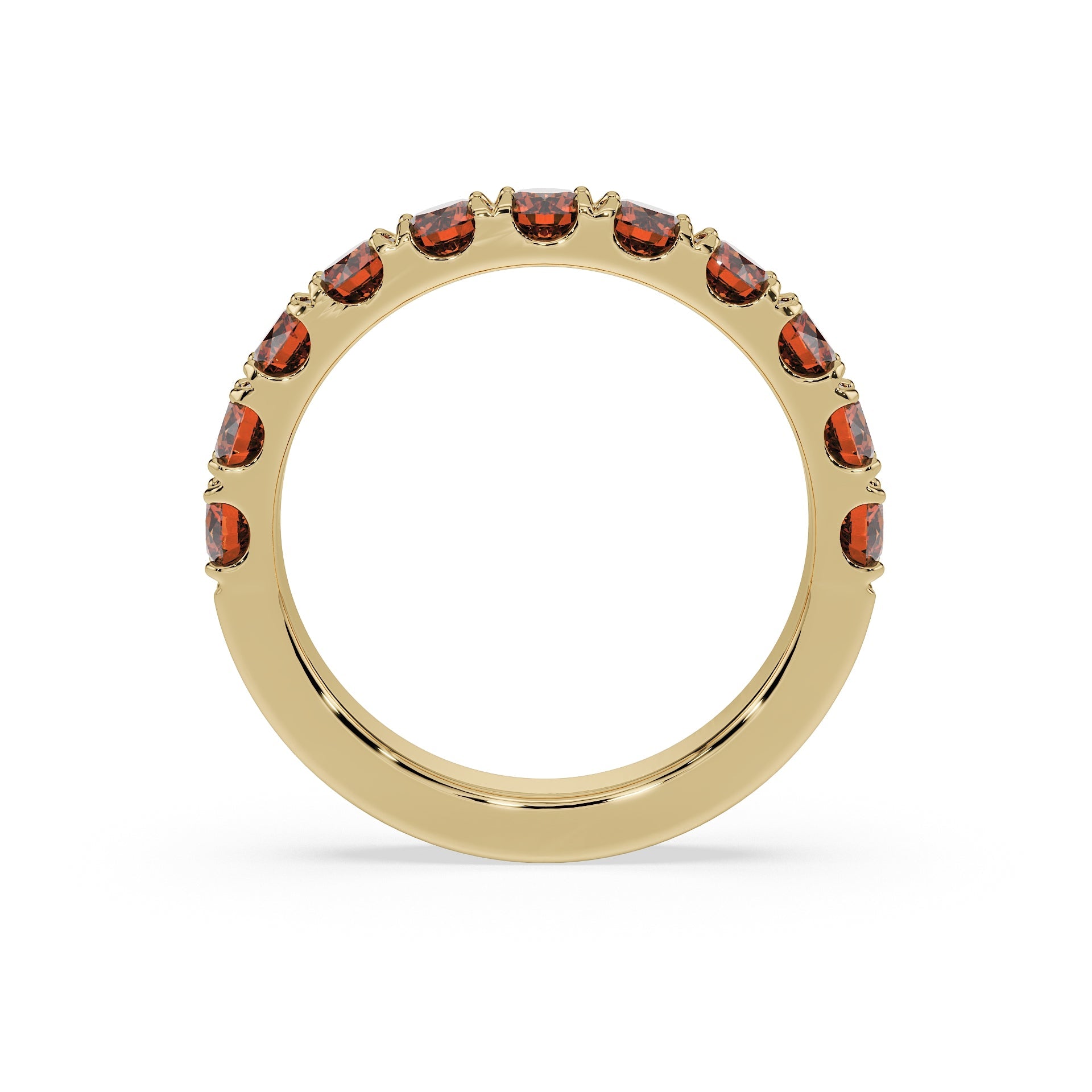 Large Half Eternity Diamond Ring
