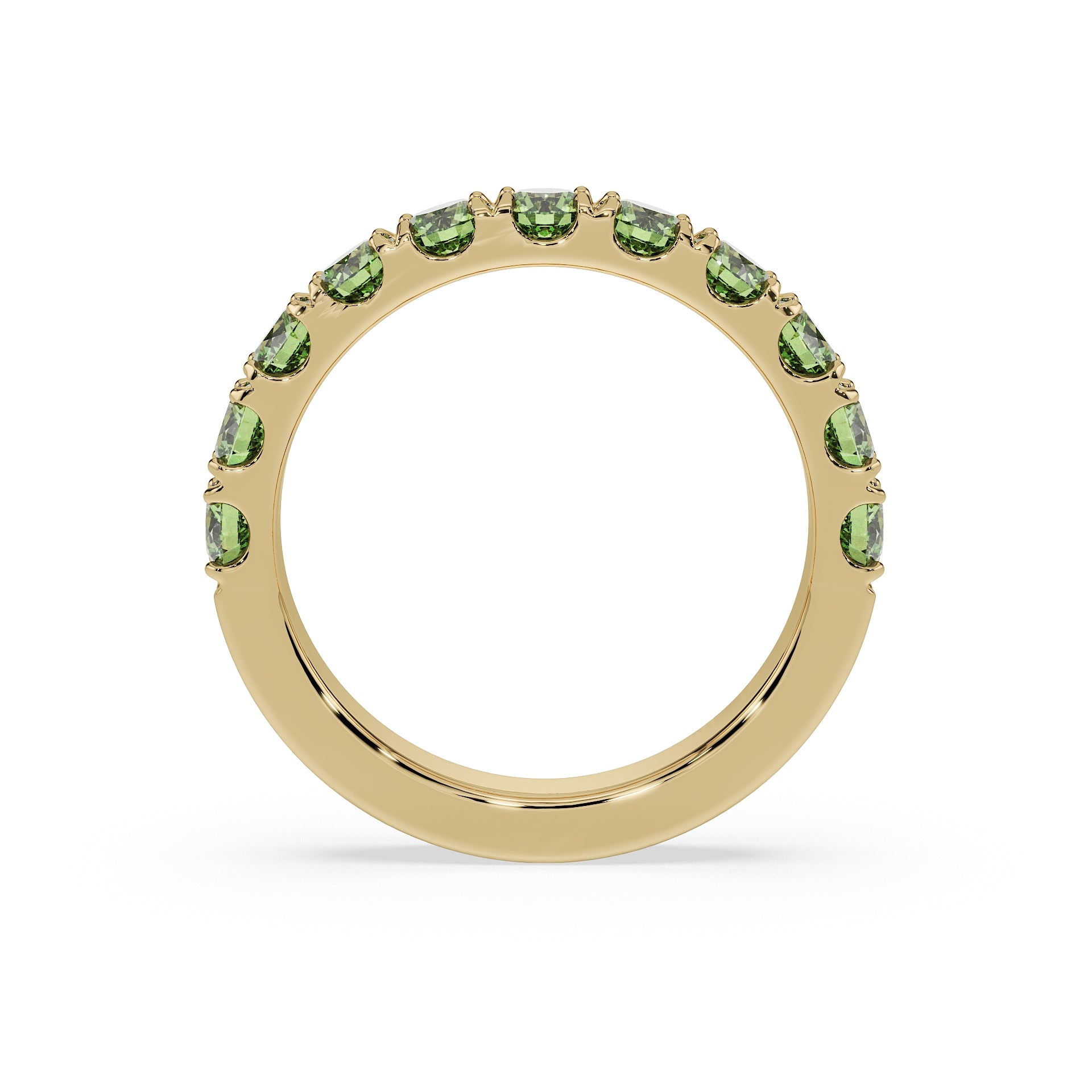 Large Half Eternity Diamond Ring