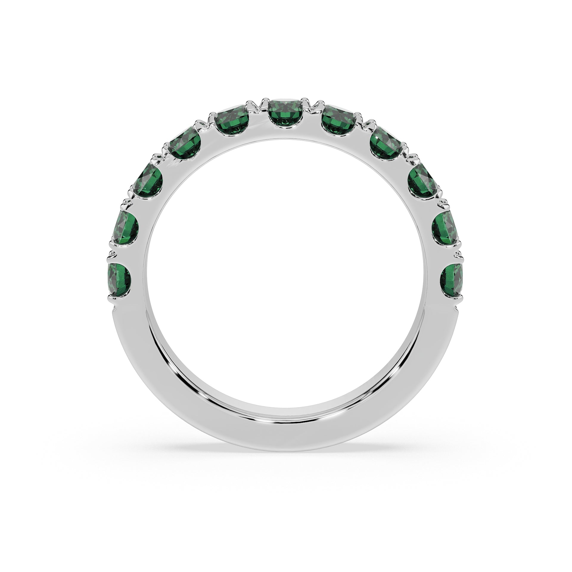 Large Half Eternity Diamond Ring