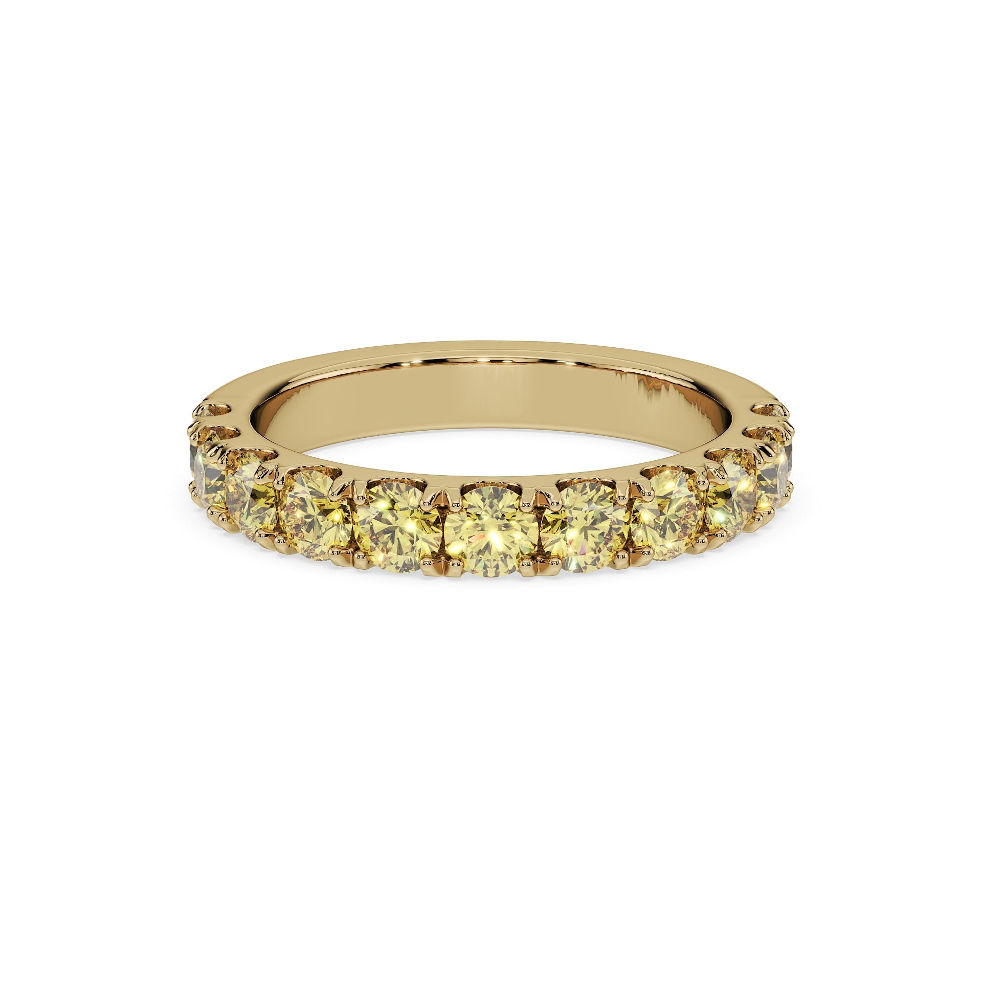 14K Yellow gold_Yellow Diamond