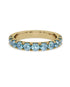 14K Yellow gold_Ice Blue Diamond