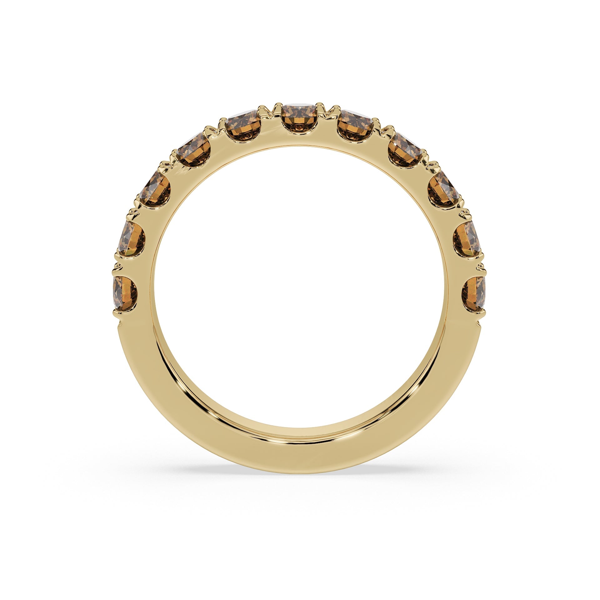 Large Half Eternity Diamond Ring