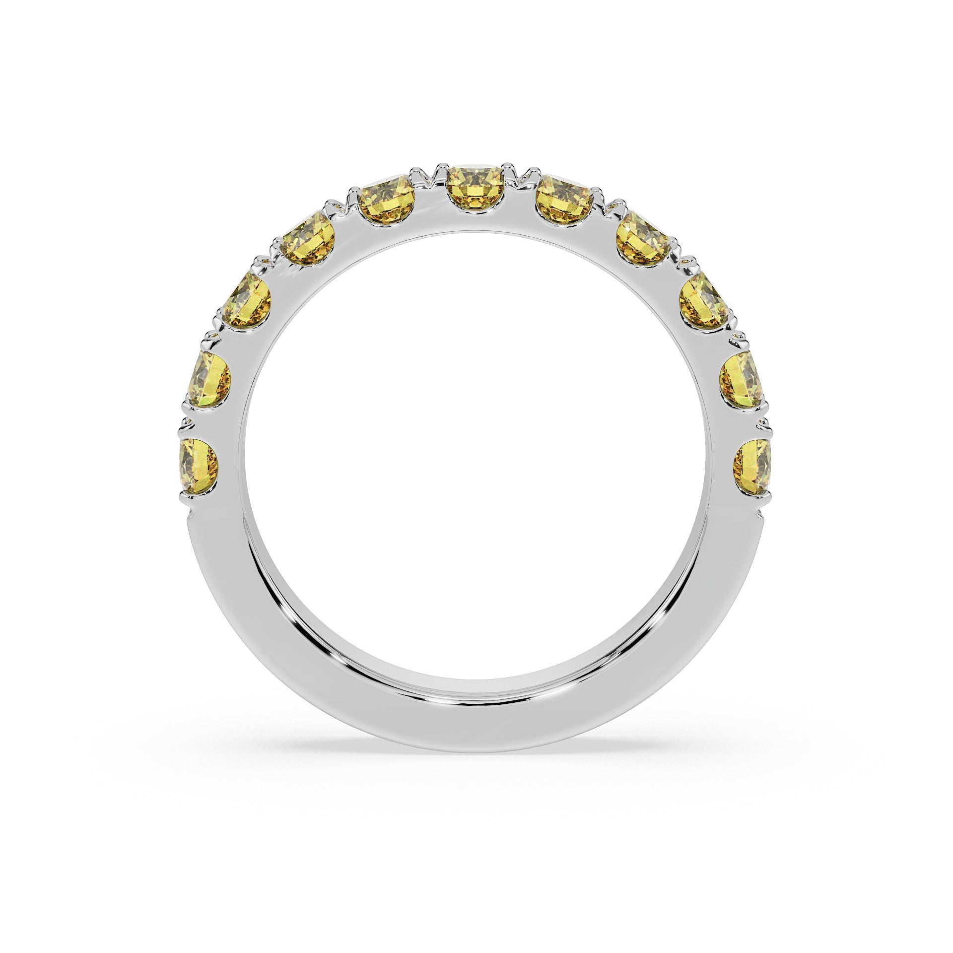 Large Half Eternity Diamond Ring