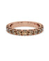 14K Rose gold_Brown Diamond
