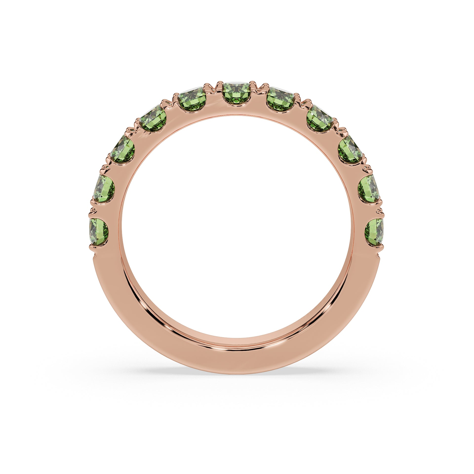 Large Half Eternity Diamond Ring