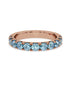 14K Rose gold_Ice Blue Diamond