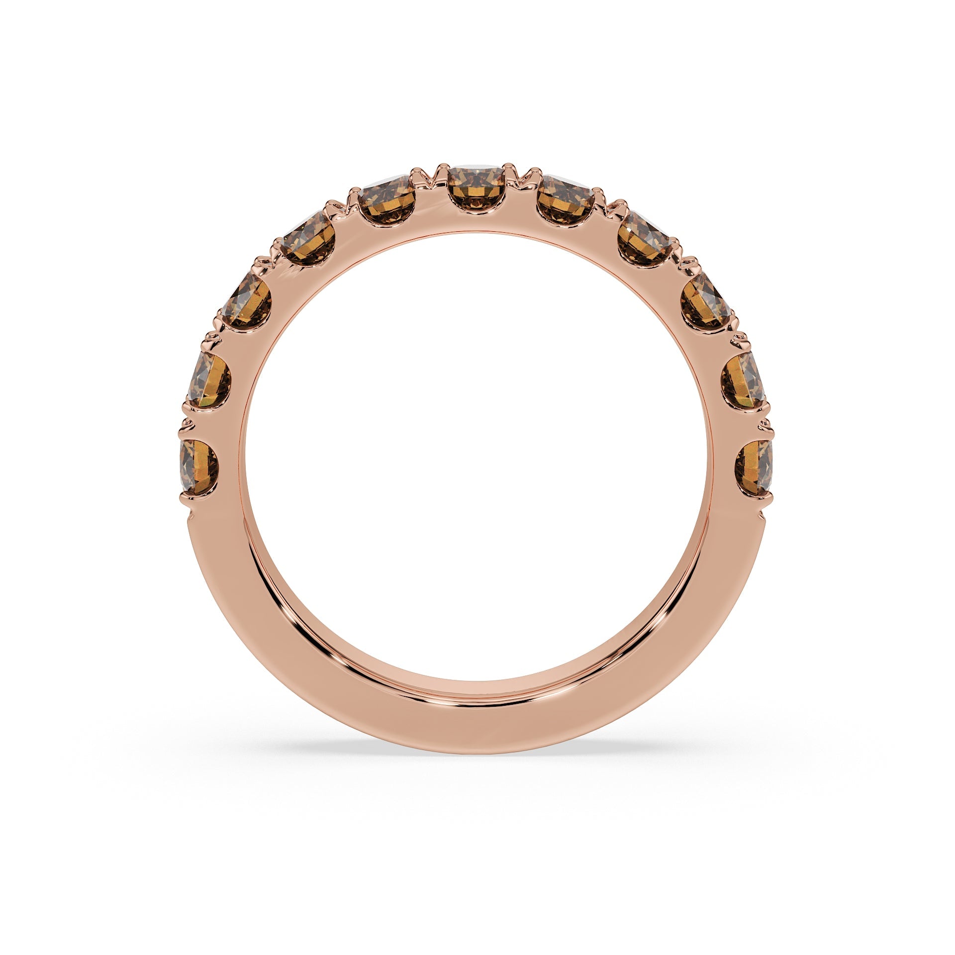 Large Half Eternity Diamond Ring