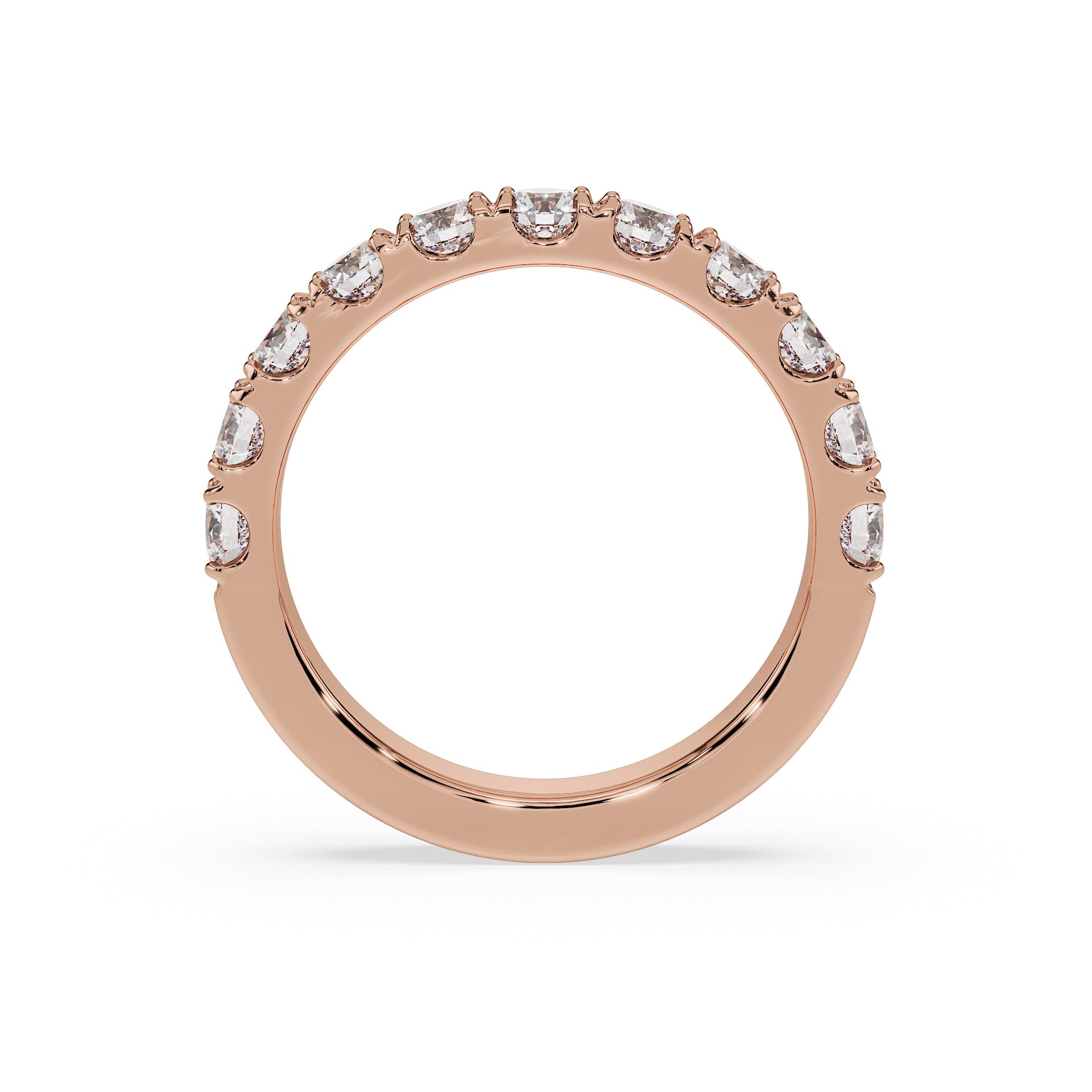 Large Half Eternity Diamond Ring