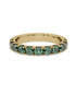 14K Yellow gold_Royal Green Diamond